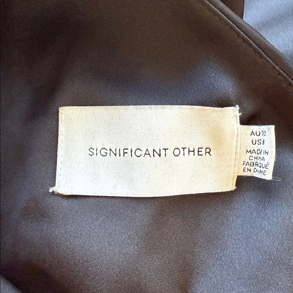 Significant Other Azure One Shoulder Sash Mini Dress - Picture 9 of 12